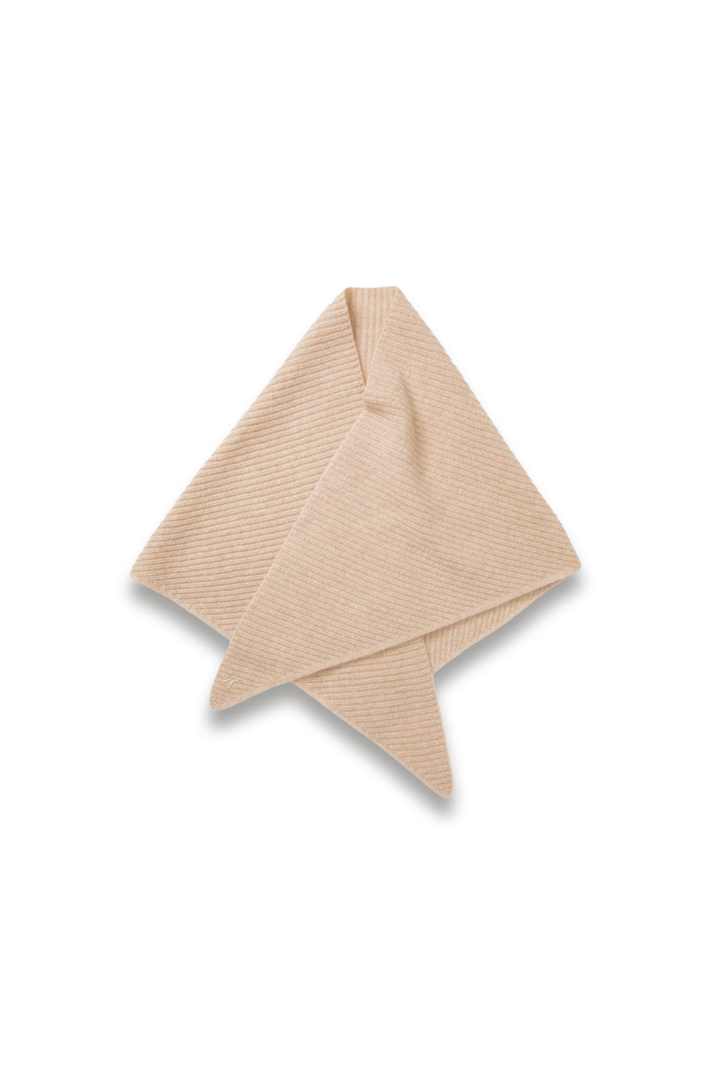 Triangle Knitted Cashmere Scarf