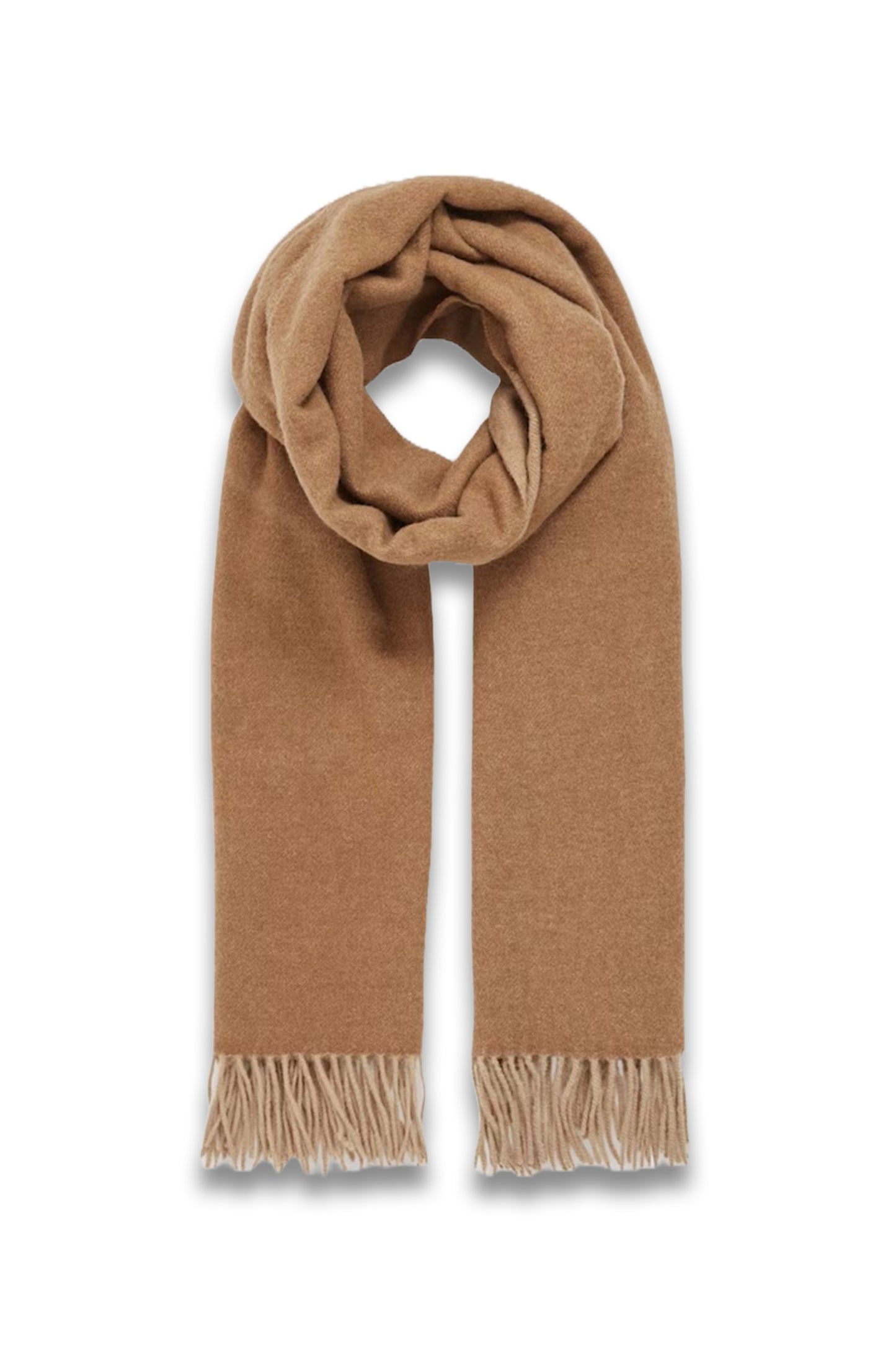 Picton Biscuit Wool-Cashmere Scarf