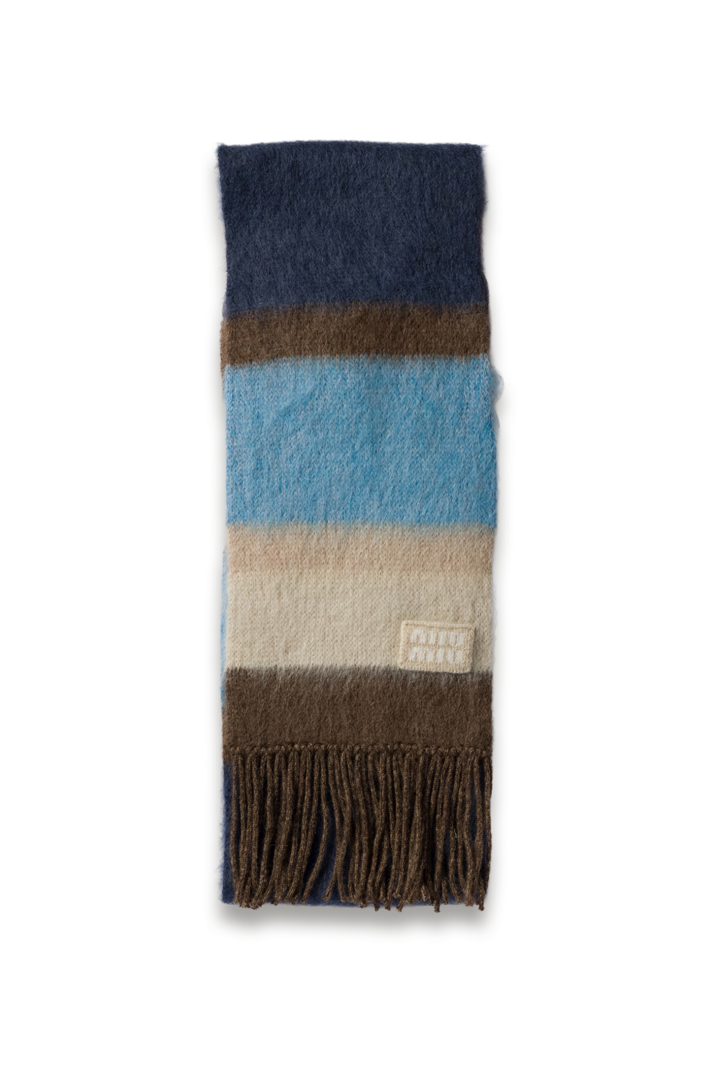 Wool Scarf with Fringes
