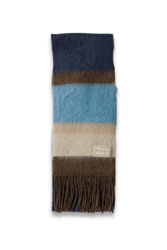 Wool Scarf with Fringes