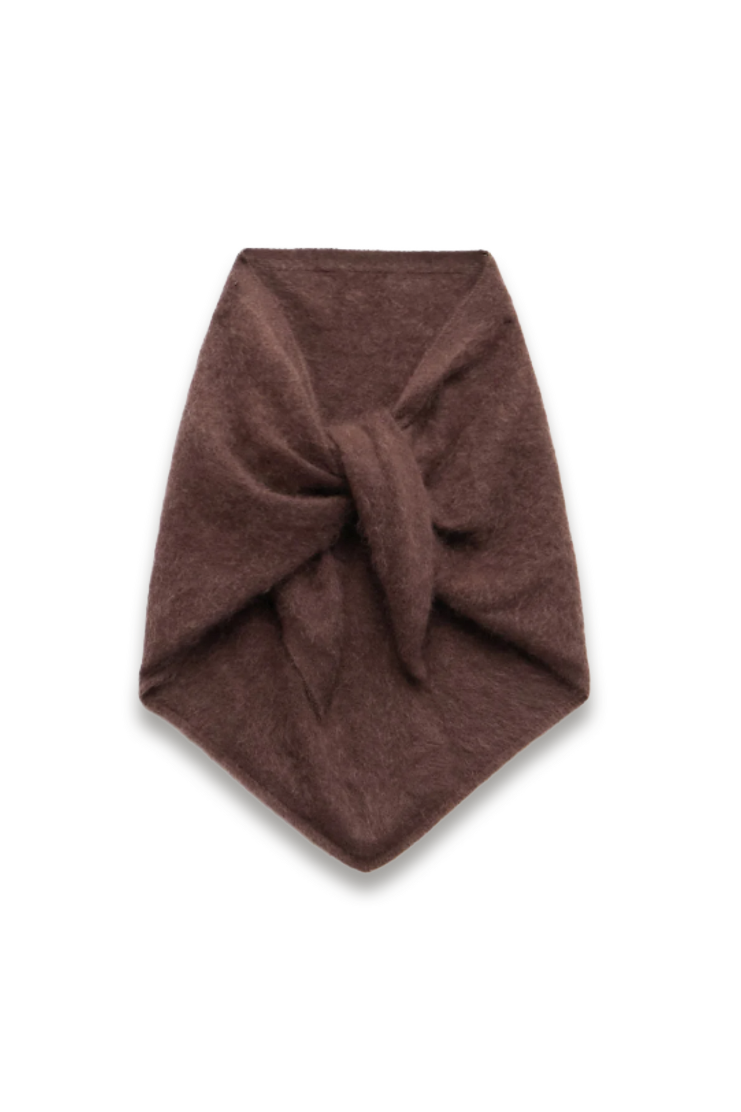 Brushed Cashmere Triangle Scarf