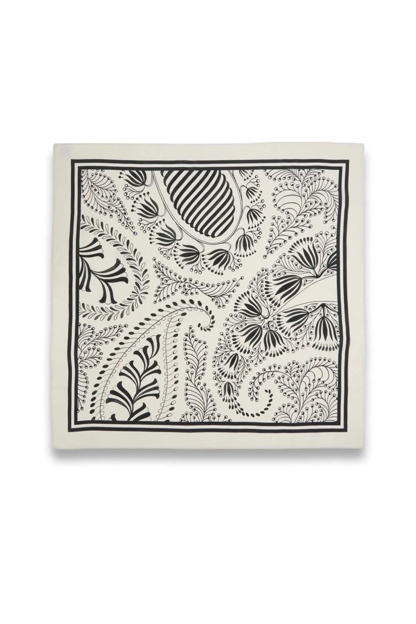 Paisley-print Silk Crepe de Chine Scarf