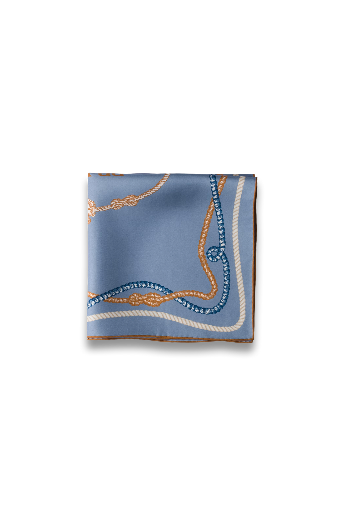 Printed Silk Twill Scarf 55