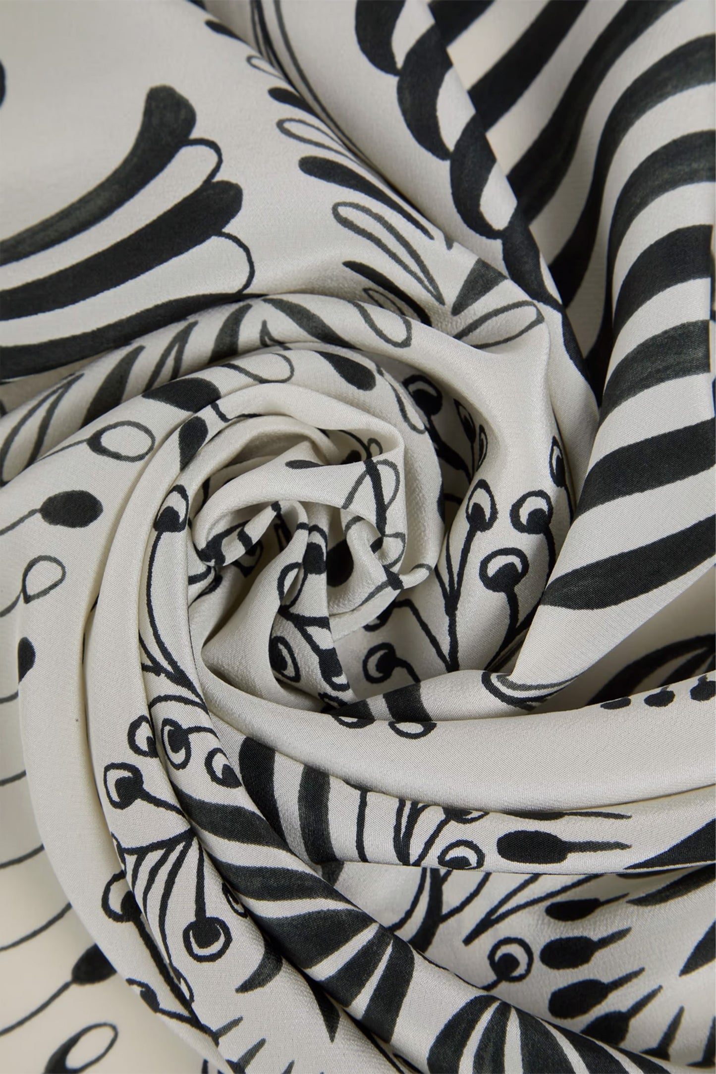 Paisley-print Silk Crepe de Chine Scarf