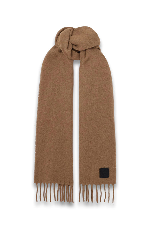 Fringed Alpaca-blend Scarf