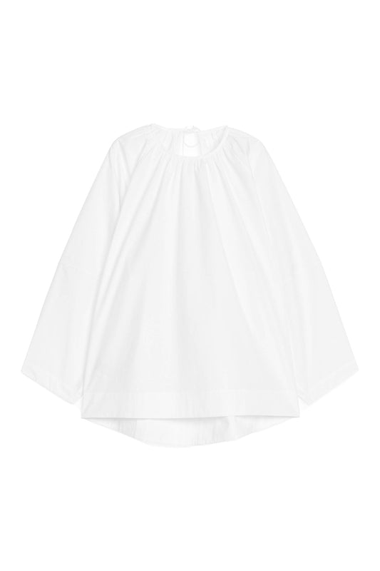 Scoop-back Blouse