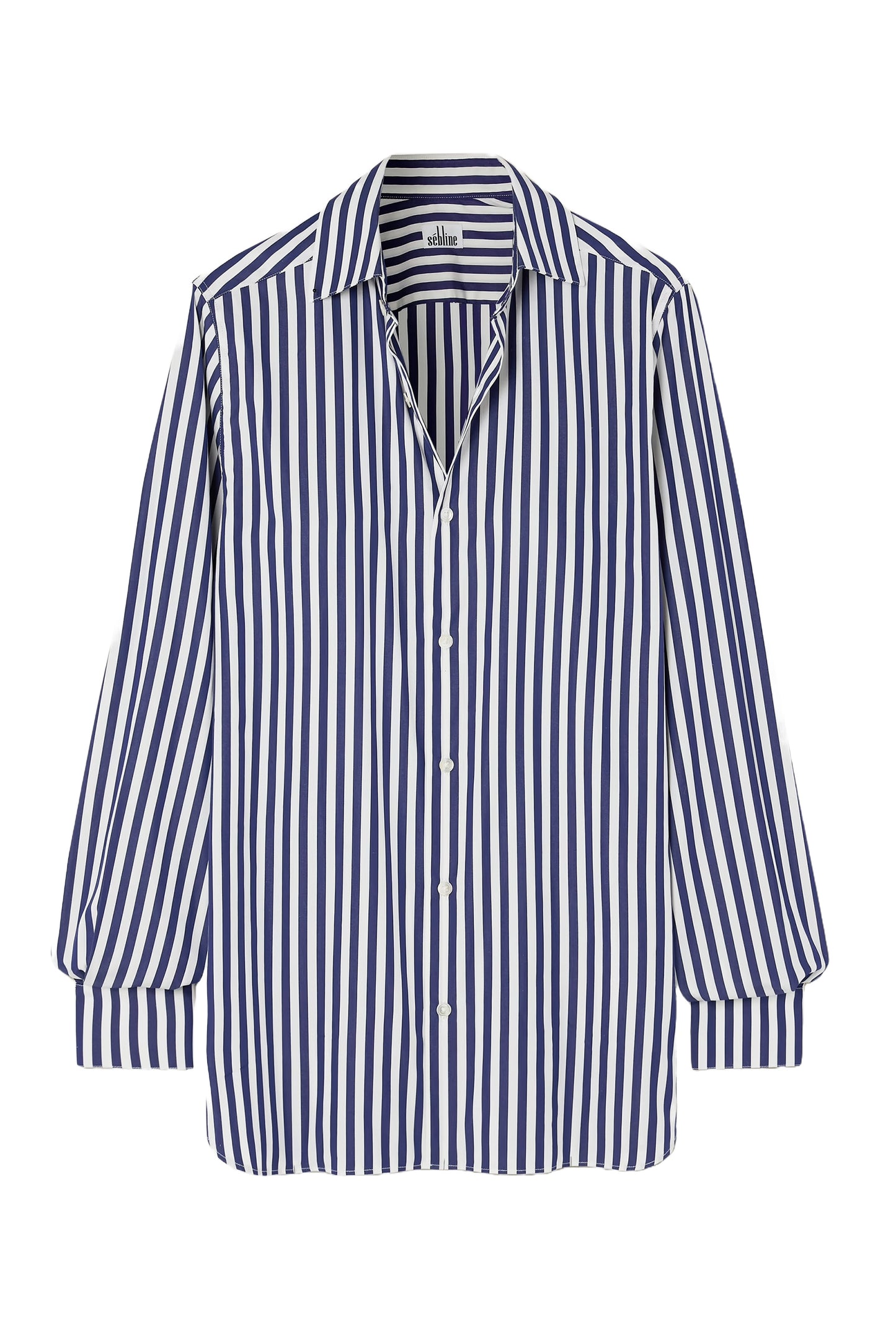 Striped Cotton-Poplin Shirt