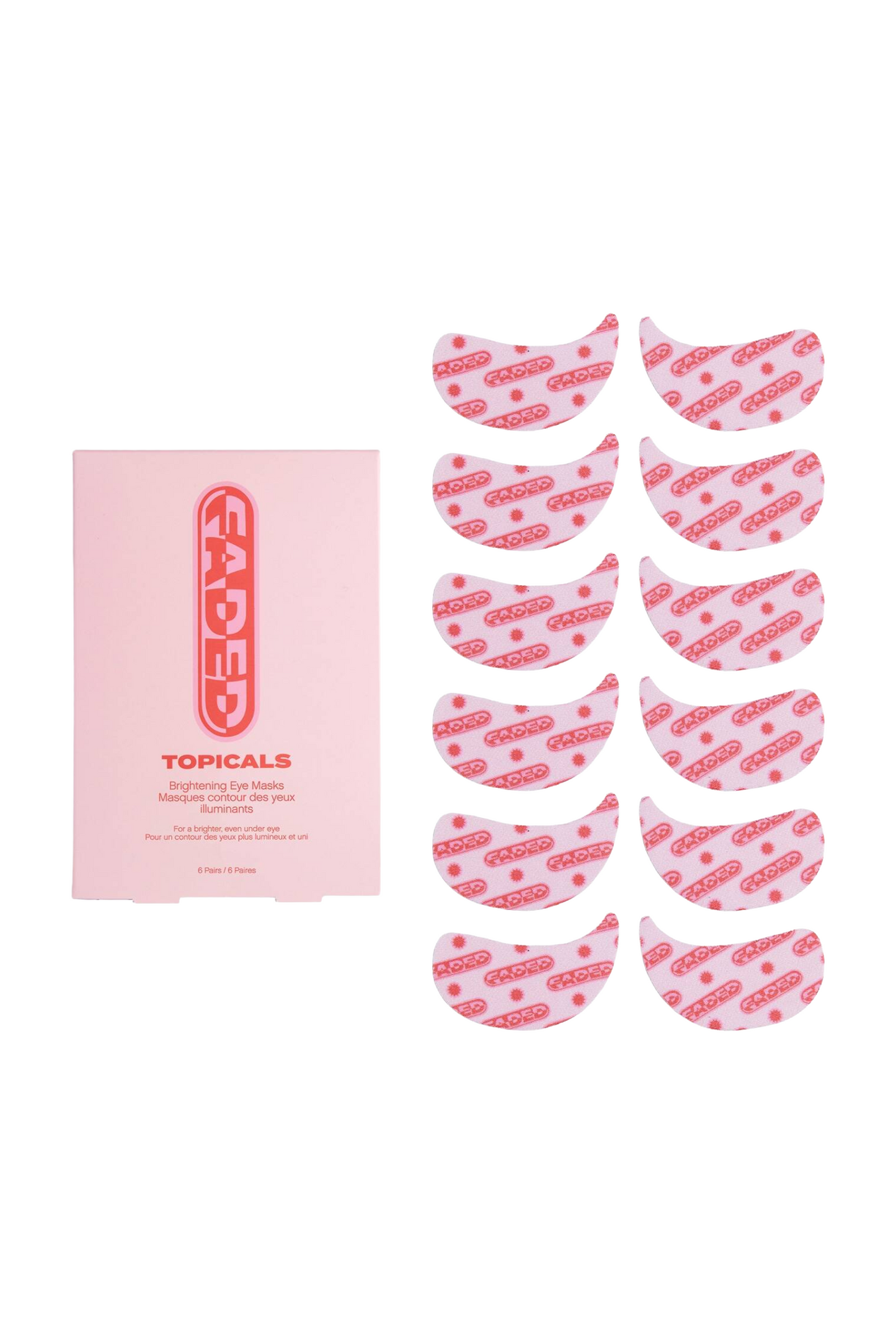 Faded Under Eye Mask – 6 Pack