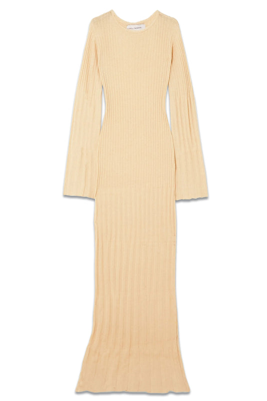 + Net Sustain Serafia Ribbed-knit Maxi Dress
