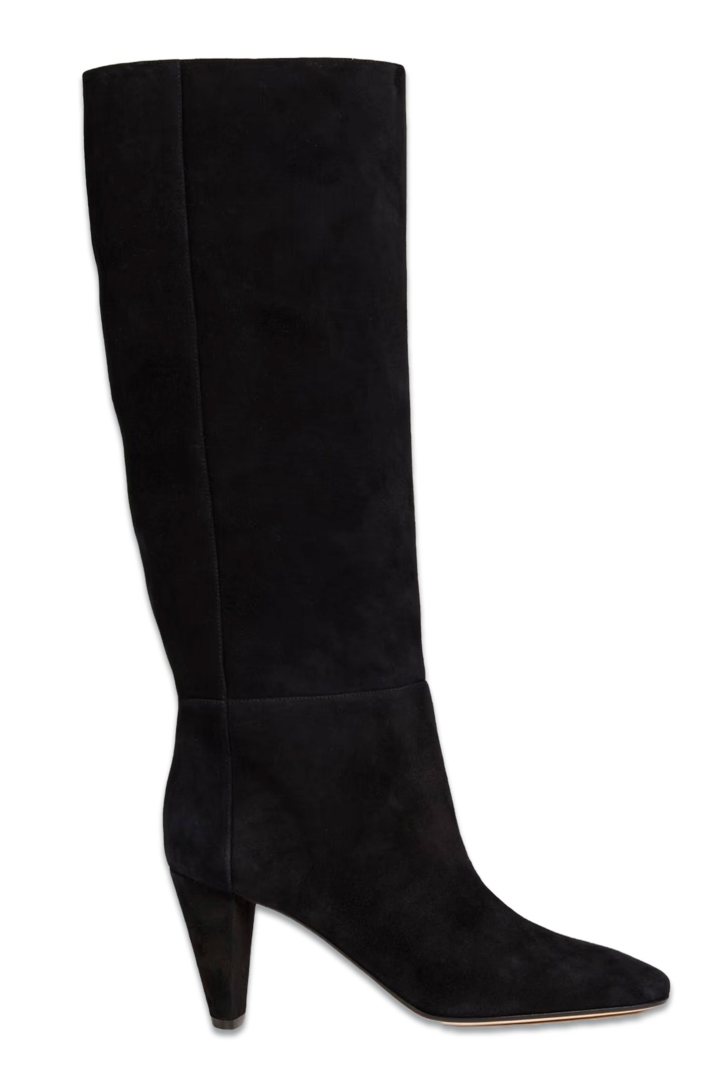 Suede Knee-high Boots