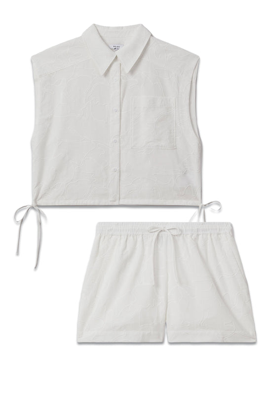 Nia Cotton Embroidered Shirt