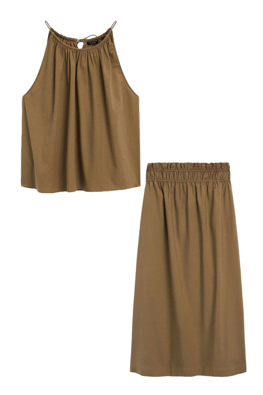 Gathered Cotton Co-ord