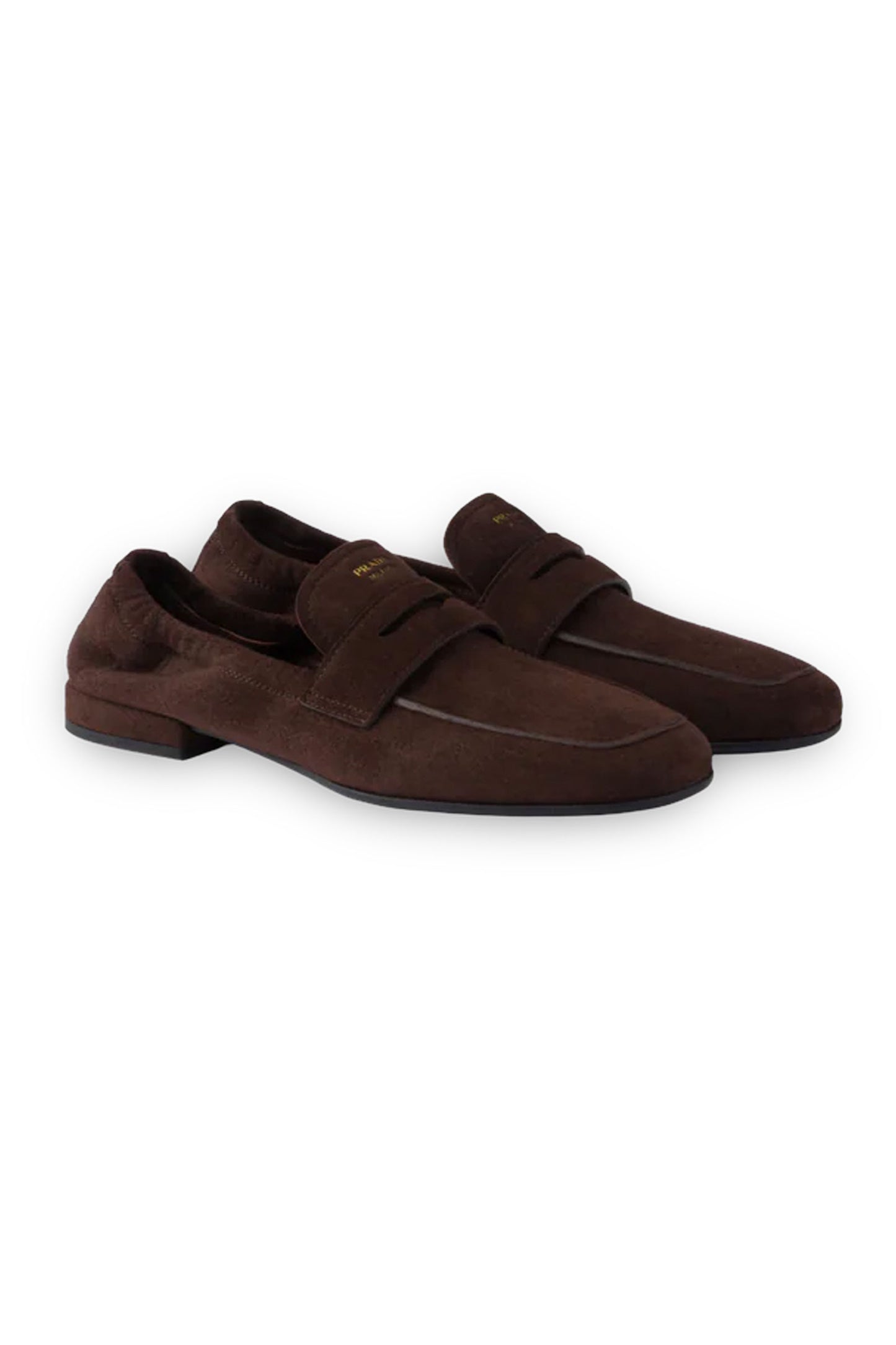 Dark Brown Shuffle Antiqued Suede Loafers