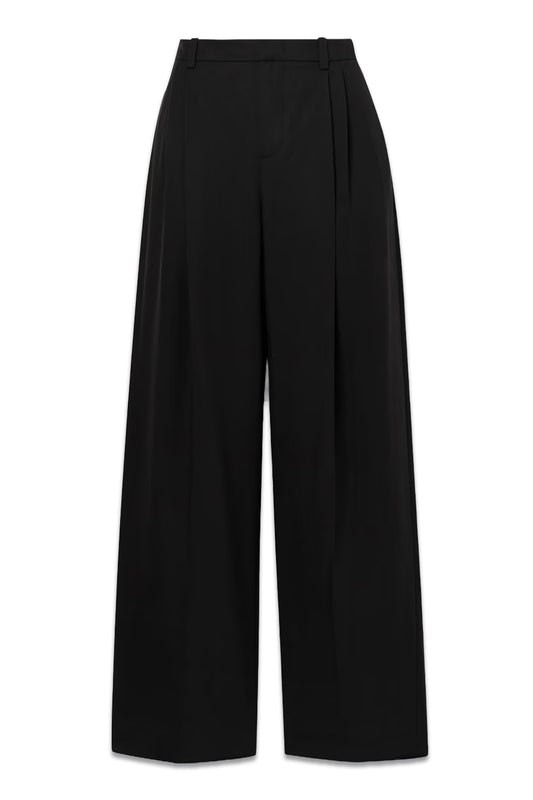 Pleated TENCEL Straight-leg Pant
