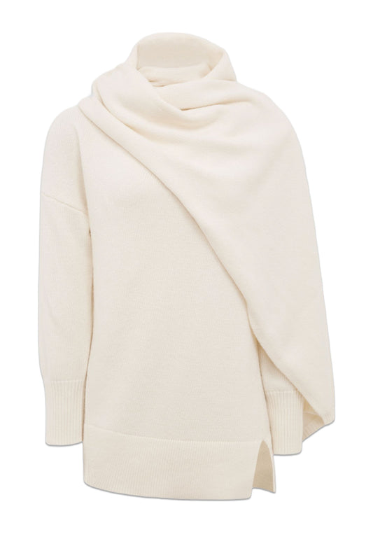 Layton Shawl Collar Knitted Top
