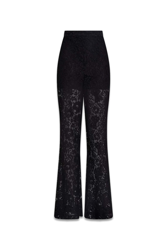 Corded Lace Flared Pants
