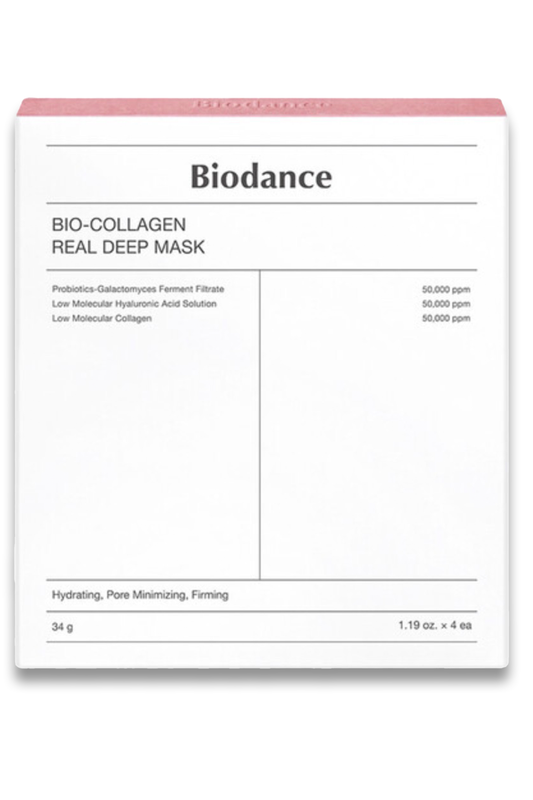 Bio Collagen-Real Deep Mask 4 Sheets x 1.19 oz (34g)