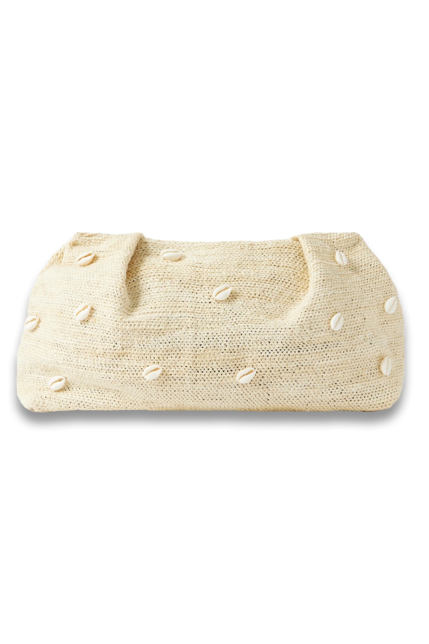 Embellished Sisal Clutch