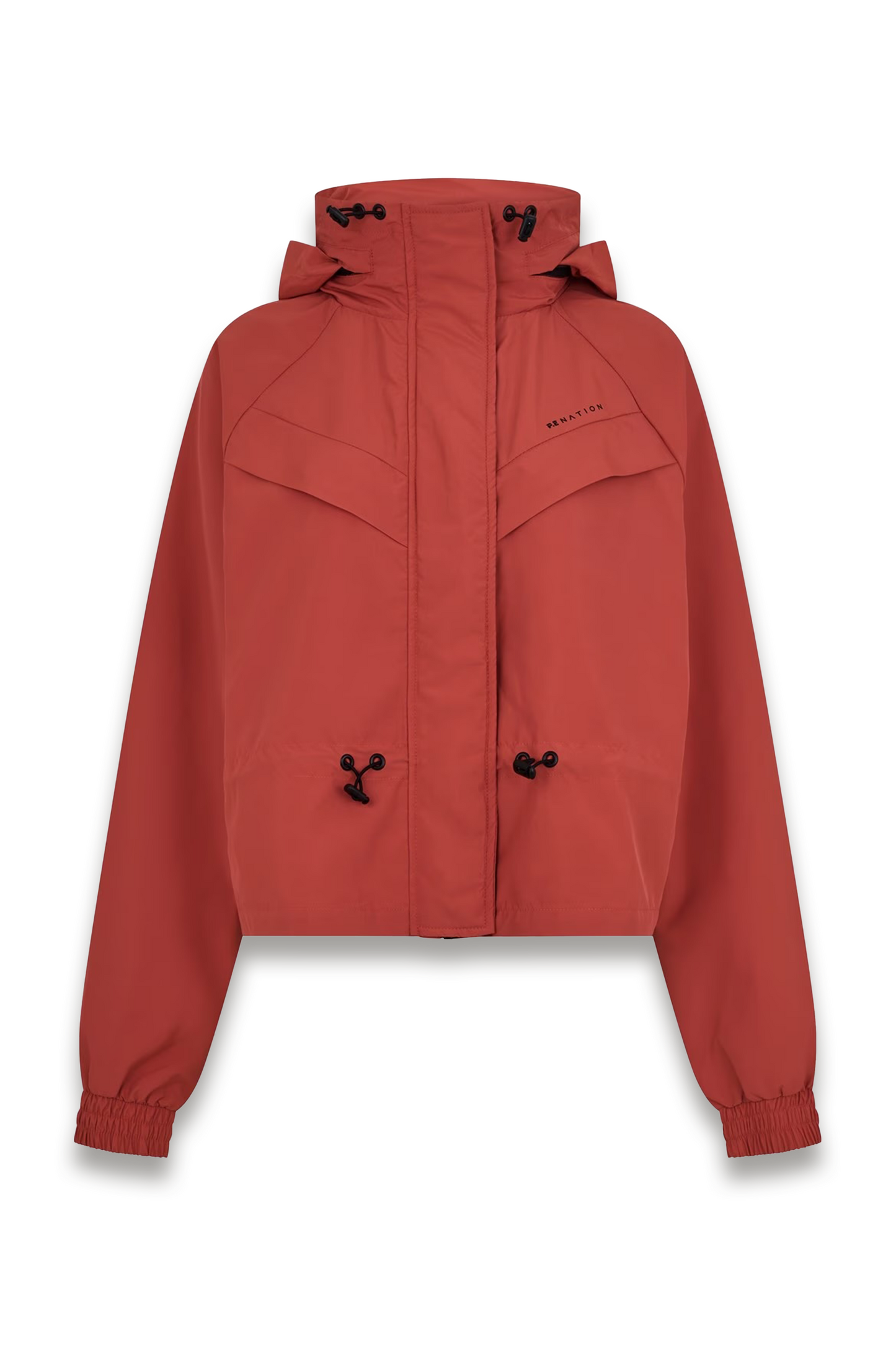 Shelter Water-resistant Concealed Hood Long-sleeve Down Jacket