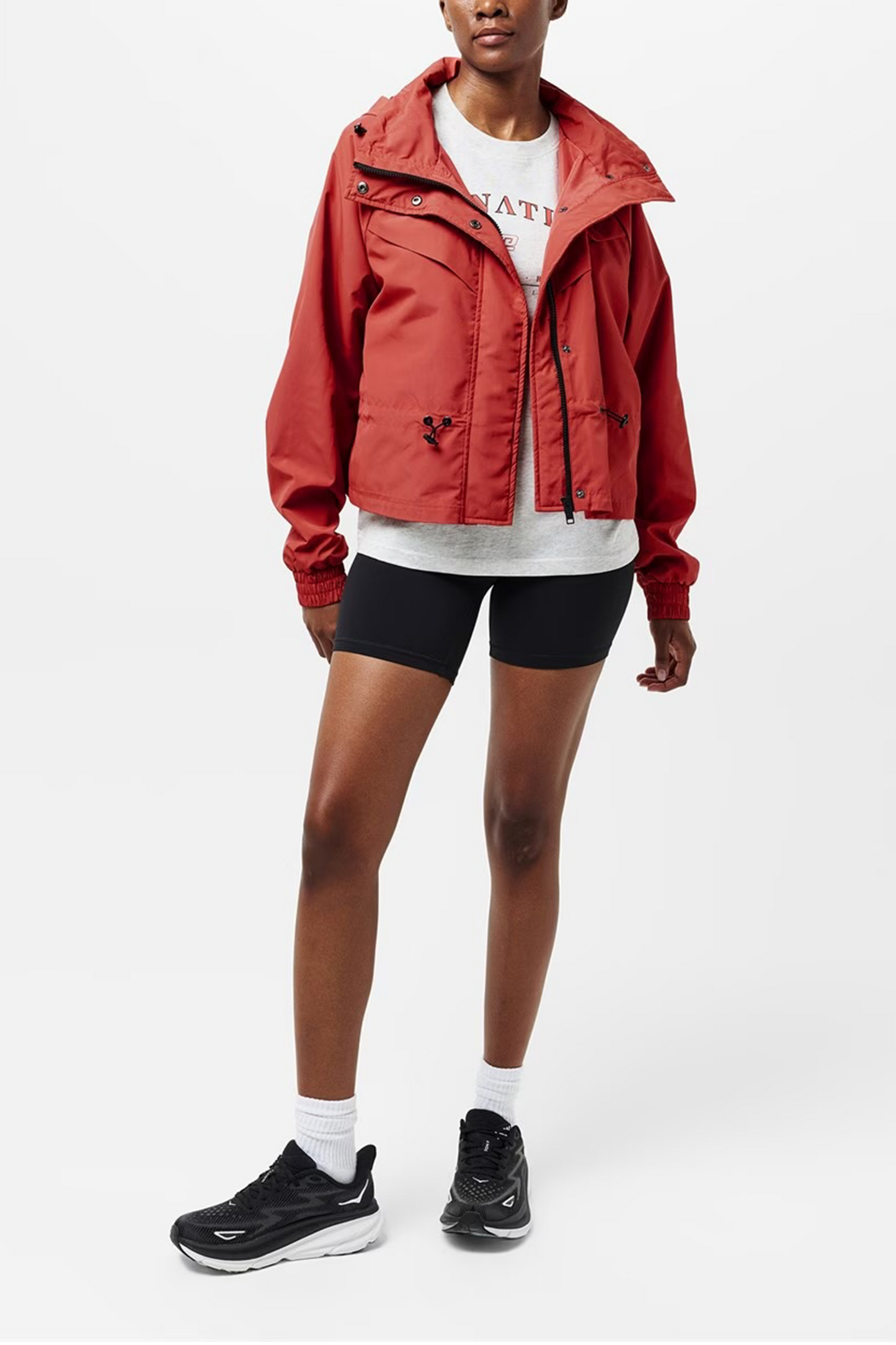 Shelter Water-resistant Concealed Hood Long-sleeve Down Jacket