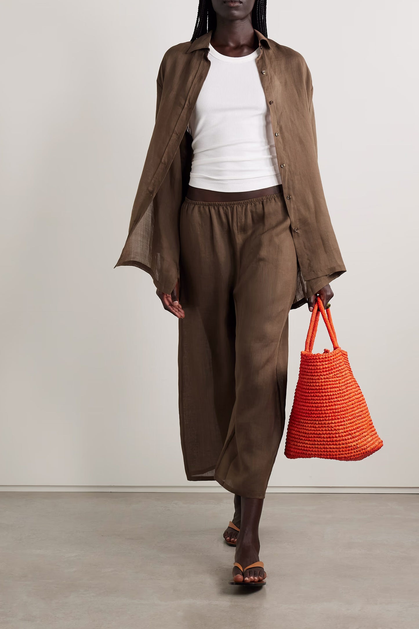 Niko Oversized Ramie Shirt