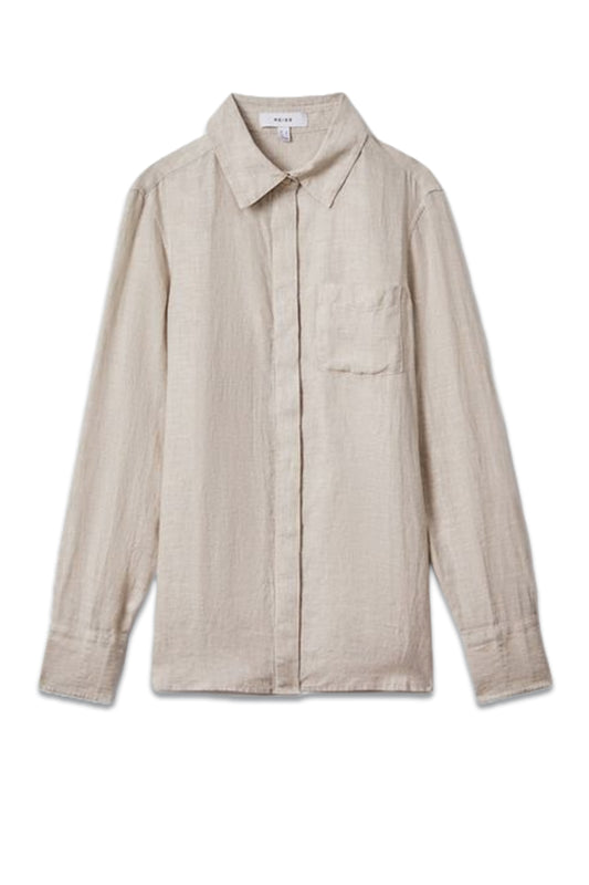 Belle Linen Button-through Shirt