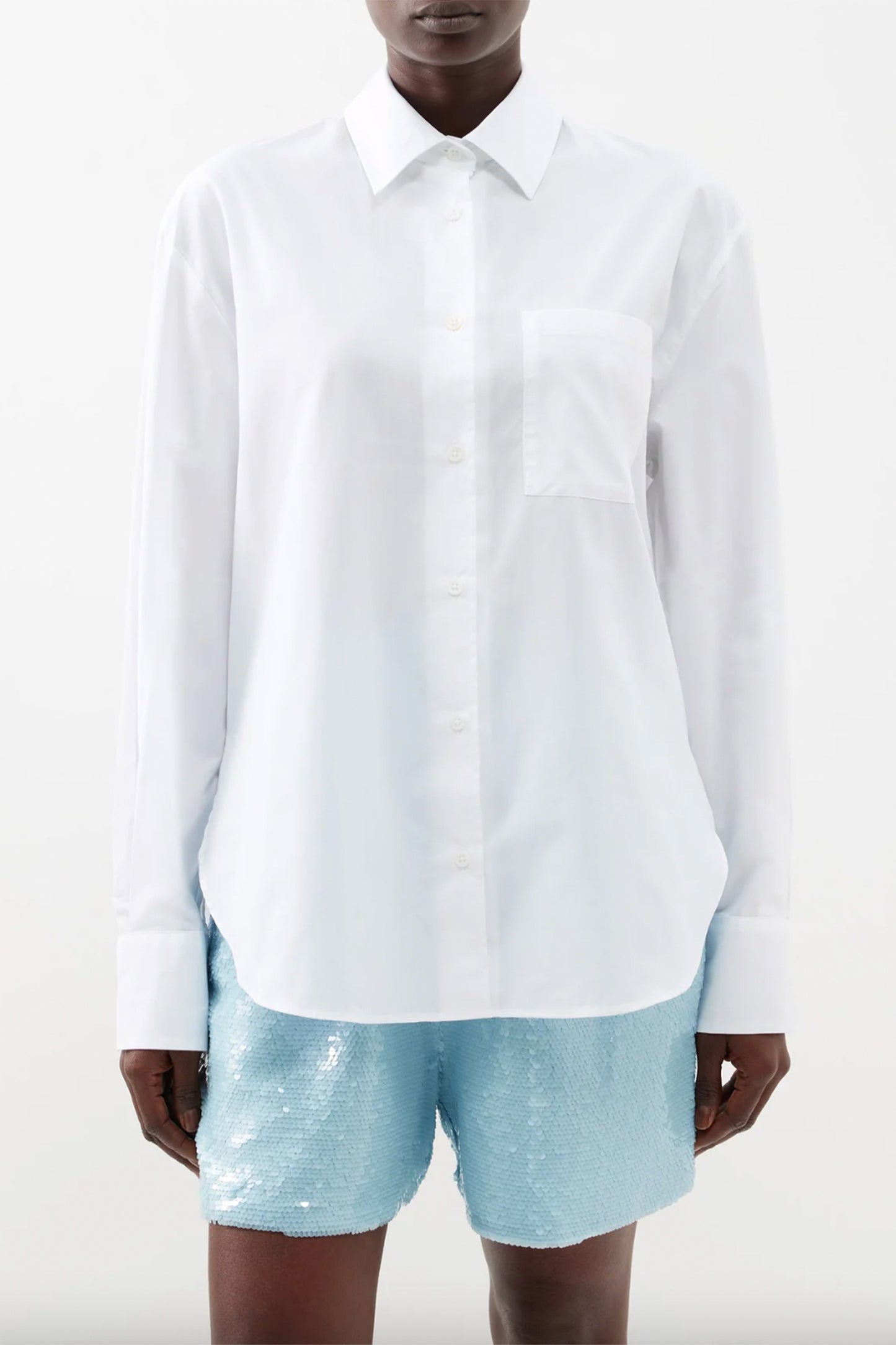 Lui Organic Cotton-poplin Shirt White