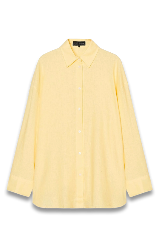 Oversize Linen Blend Shirt