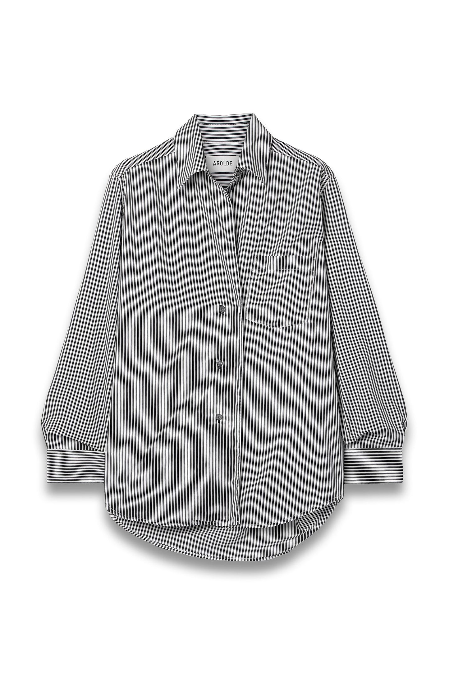 Aris Striped Crepe Shirt