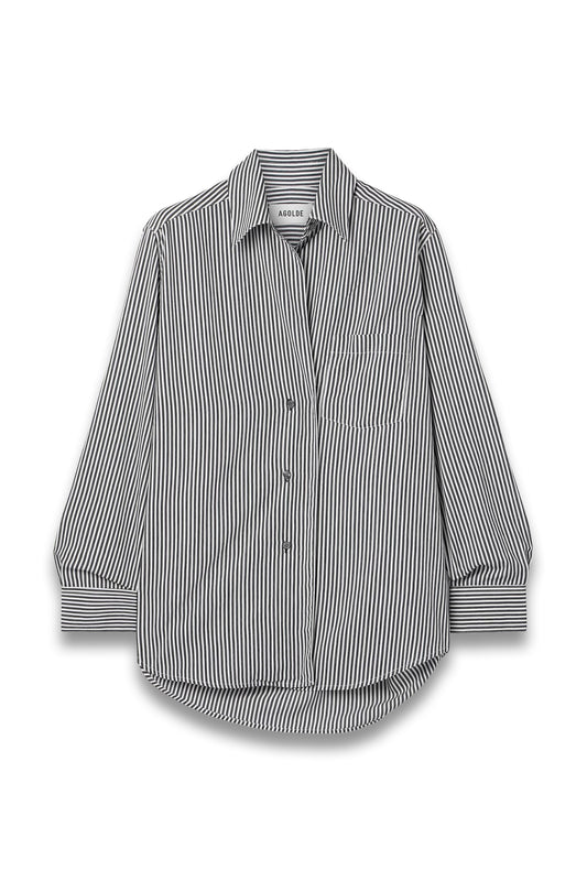 Aris Striped Crepe Shirt