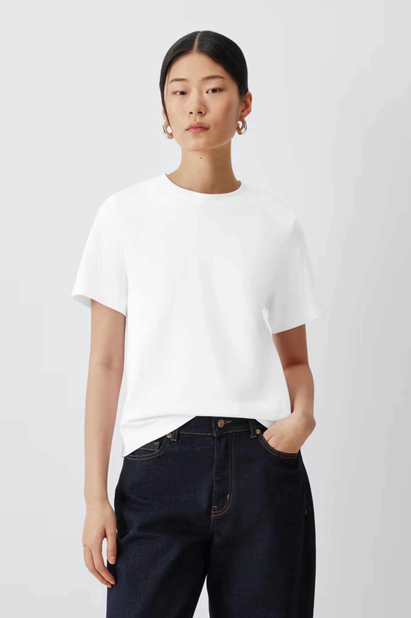 Icon Organic Cotton T-Shirt in White