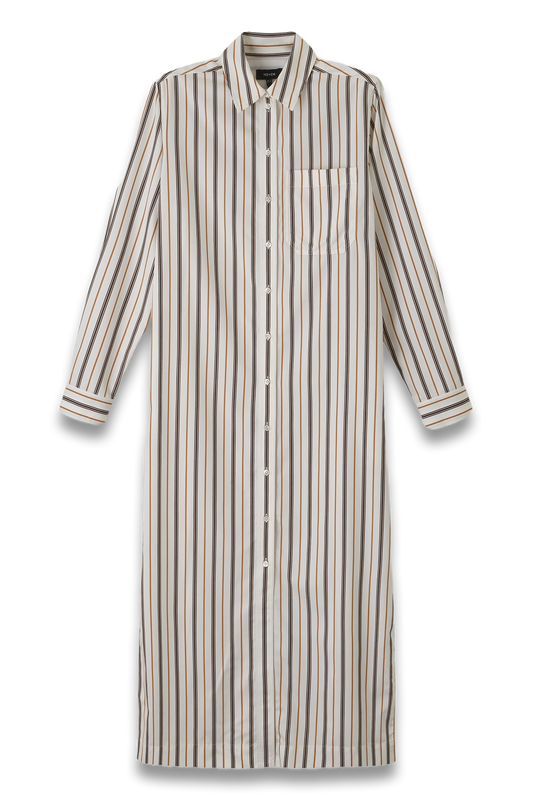 Fluid Maxi Shirt Dress
