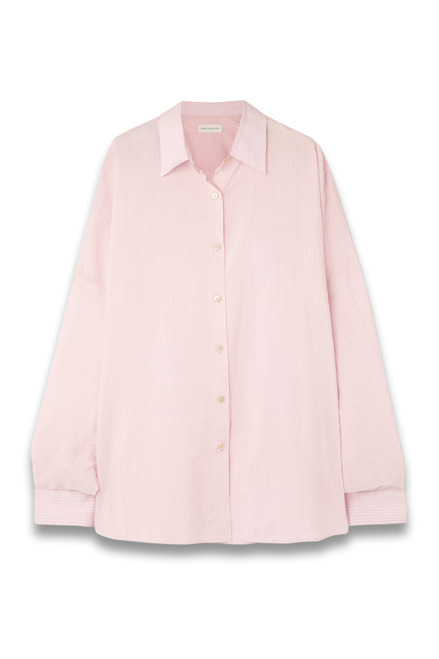 Oversized Striped Cotton-Blend Shirt