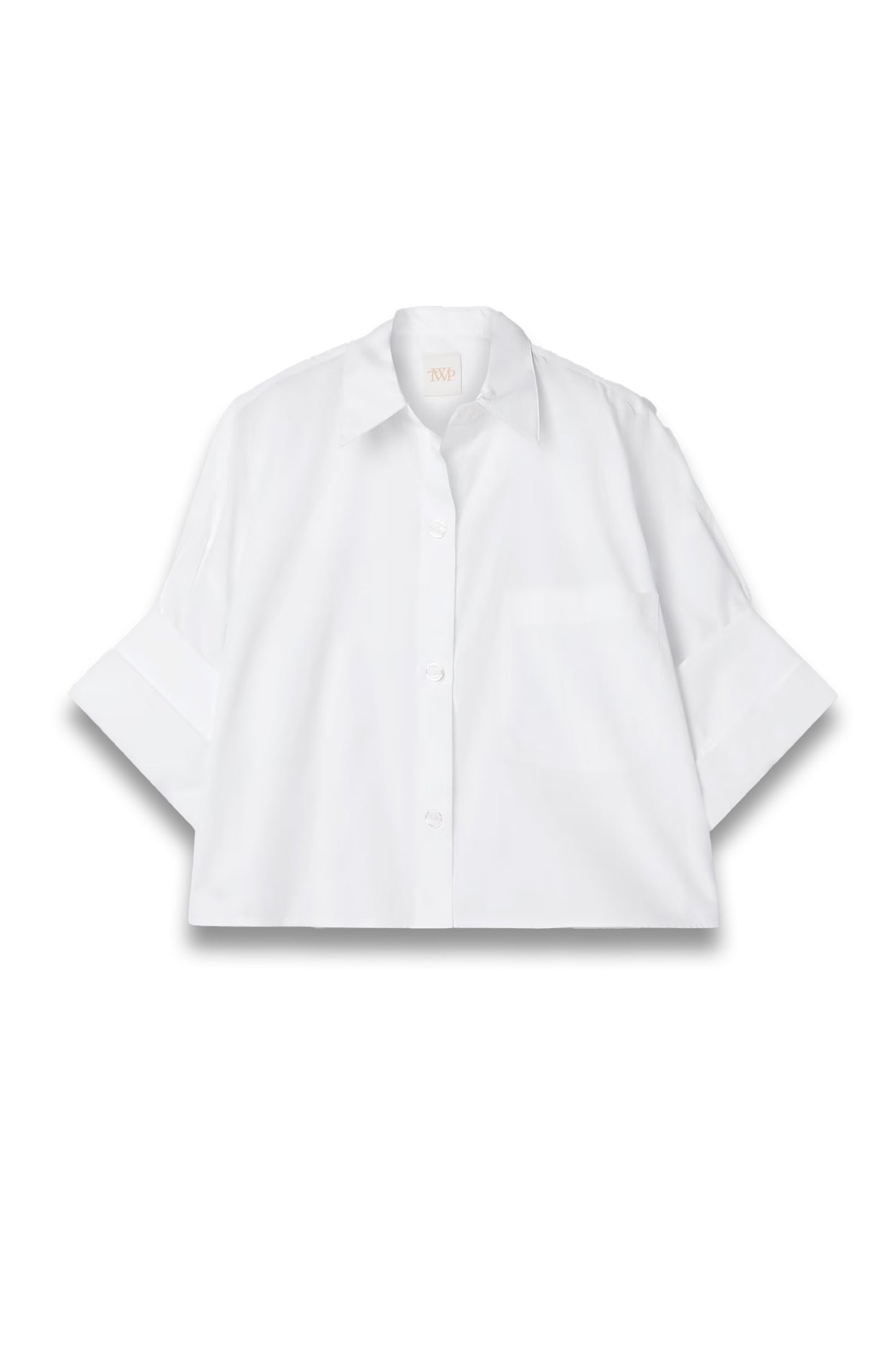 Next Ex Cropped Cotton-Poplin Shirt