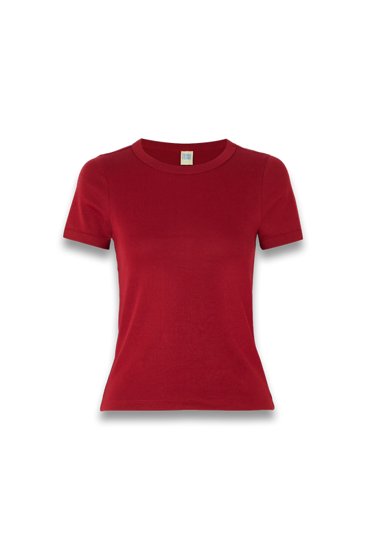 Car Ribbed Organic Cotton-jersey T-shirt
