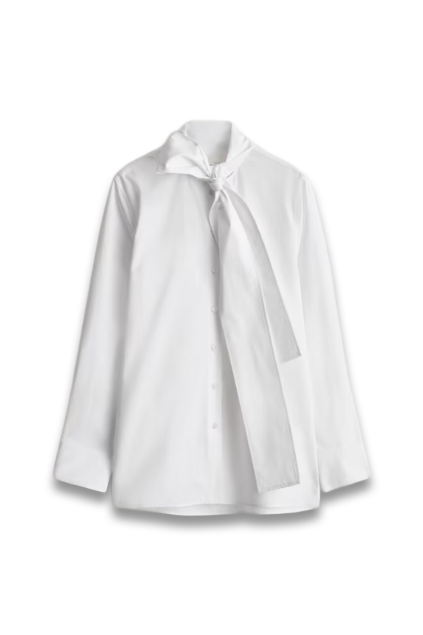 Bow-detail Cotton Blouse