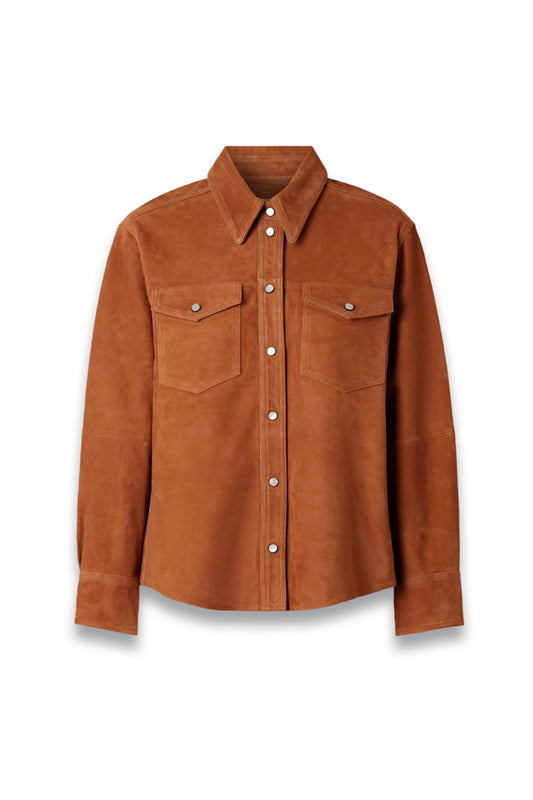Delcia suede shirt