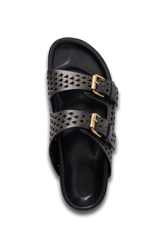 Lennyo Laser-cut Leather Slides