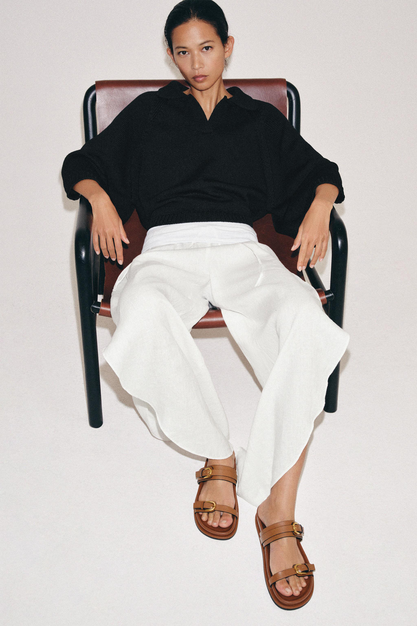 Sandals with Buckle Detail