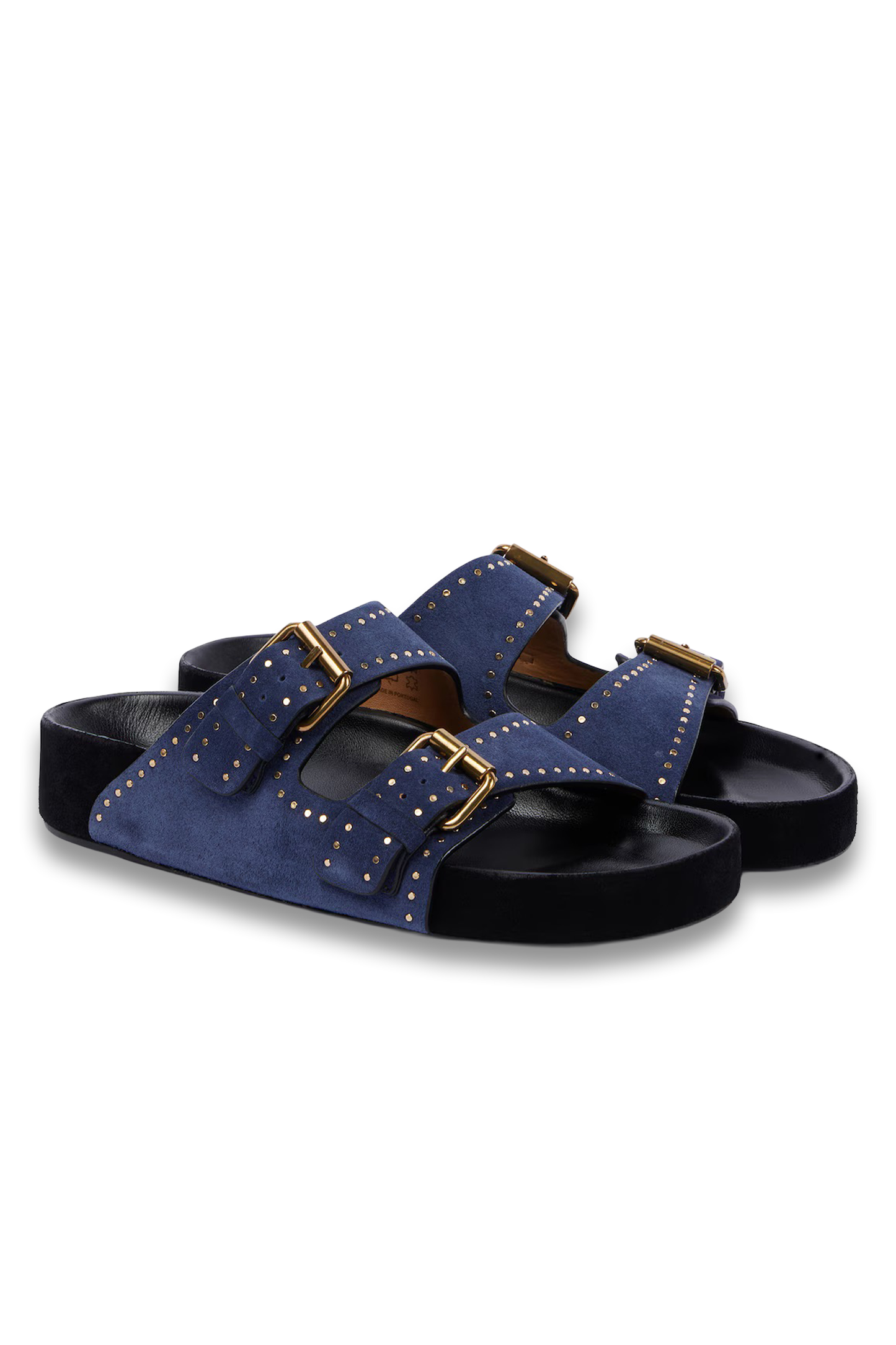 Lennyo Studded Suede Sandals