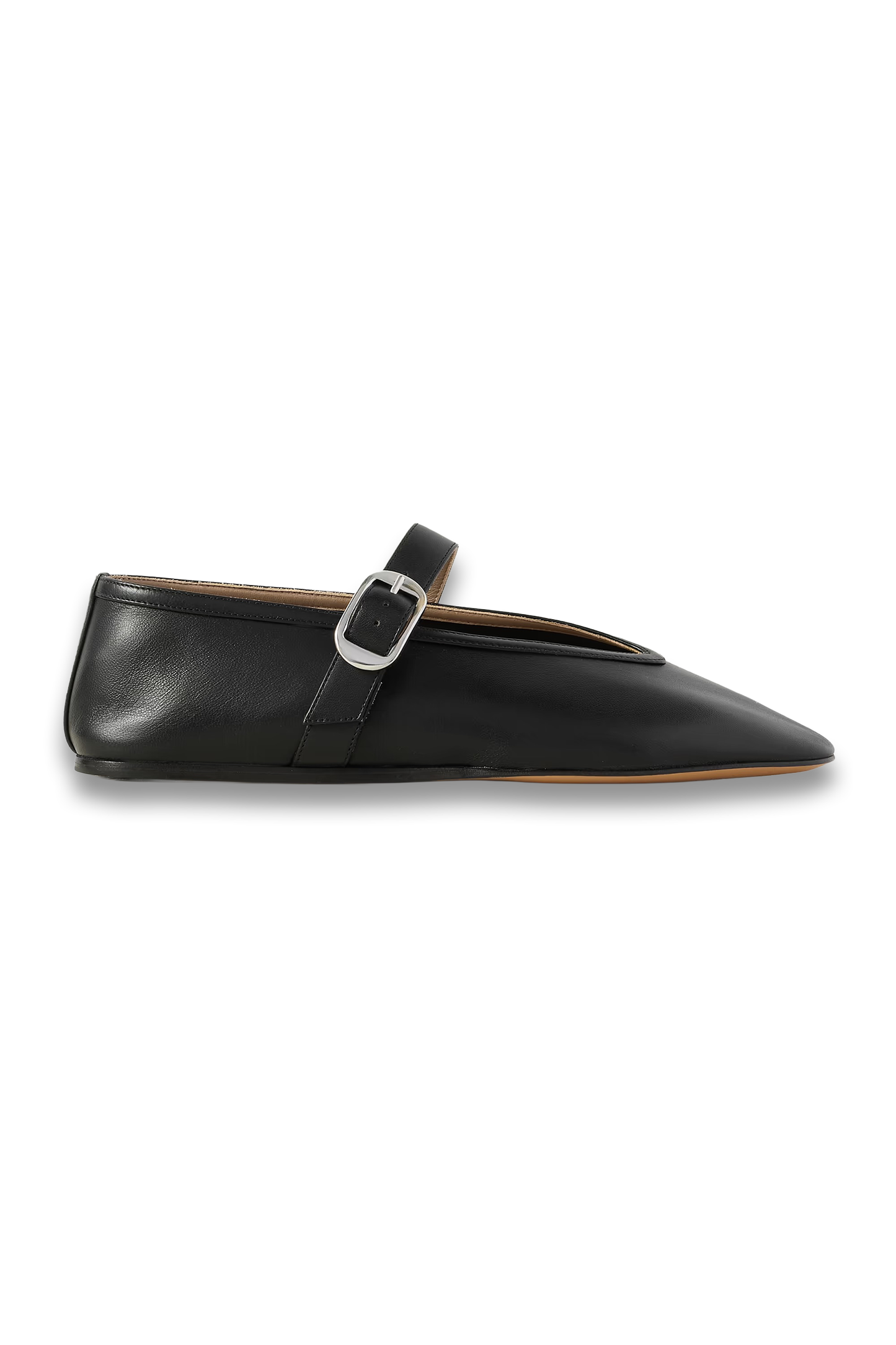 Stella Leather Mary Jane Ballet Flats