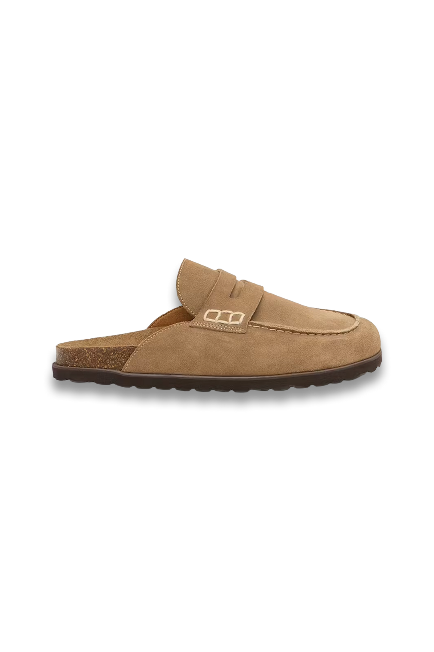Rune Suede Padded Mules