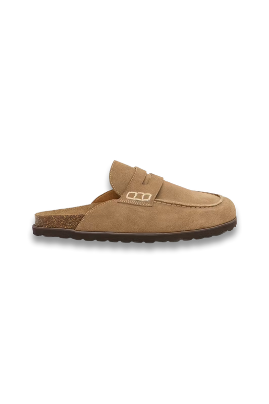 Rune Suede Padded Mules