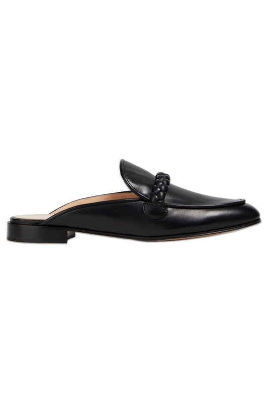 Braided Leather Mules