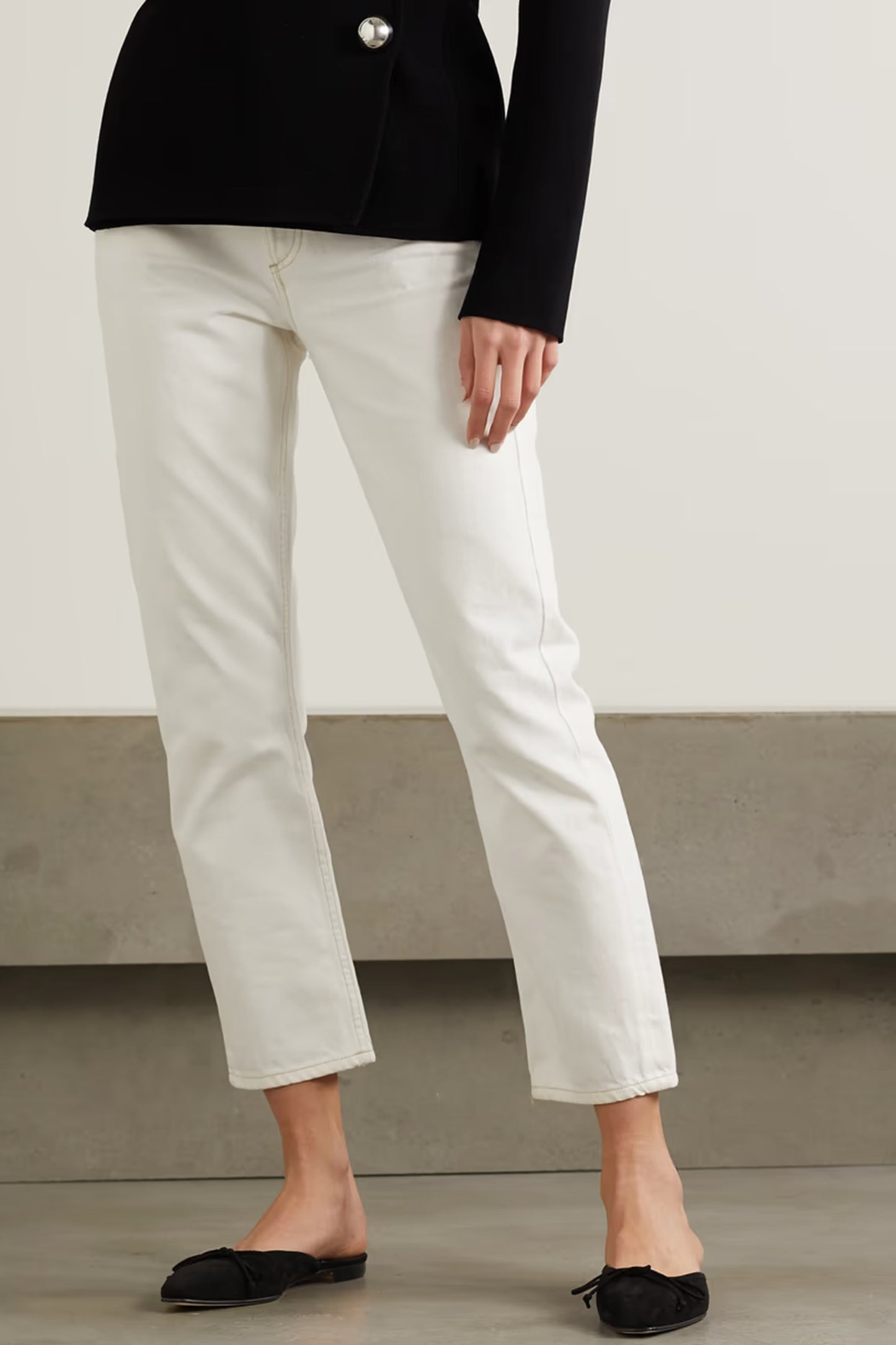 Ballerimu Bow-detailed Suede Mules