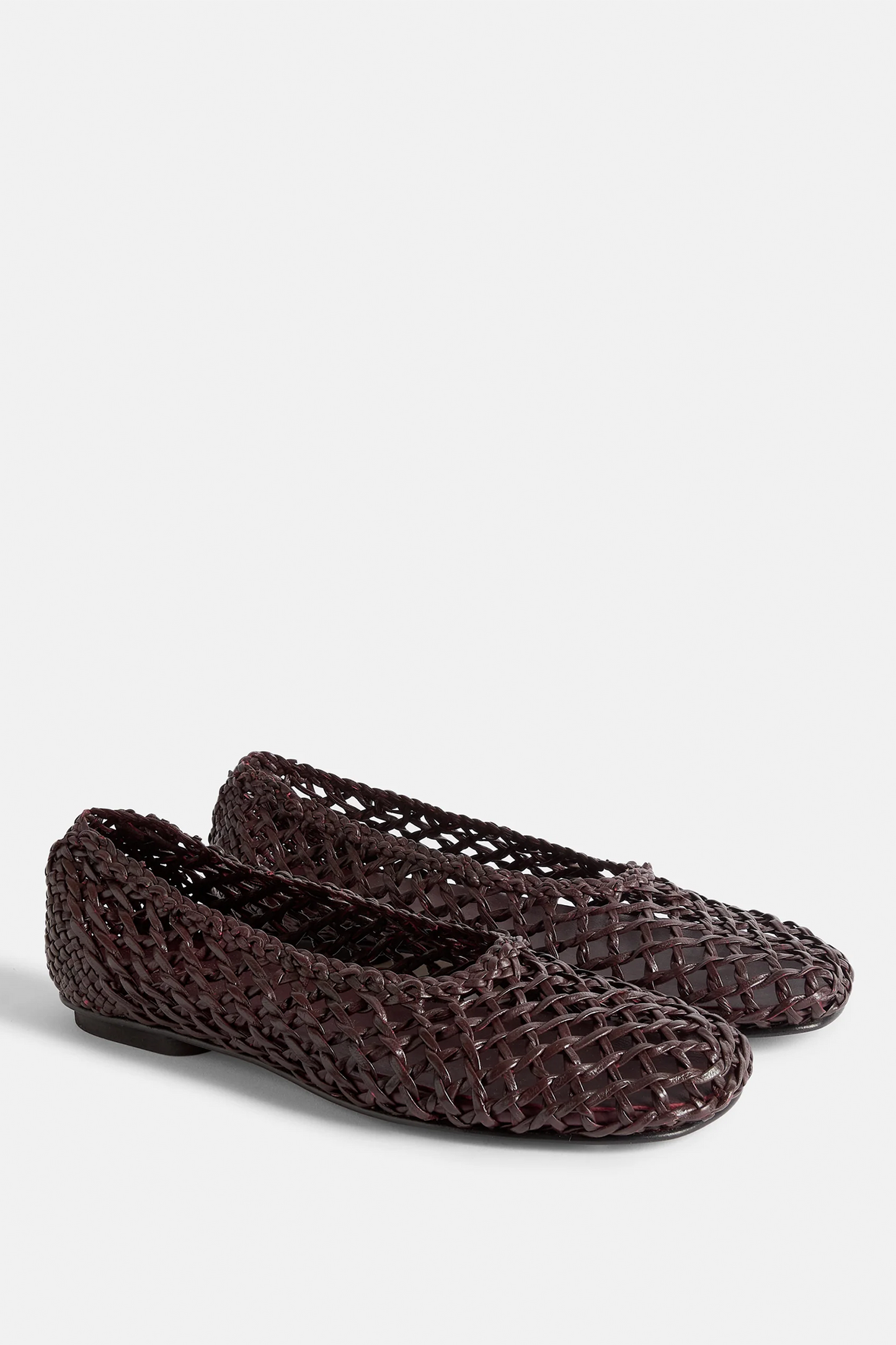 Mica Knotted Burgundy Leather