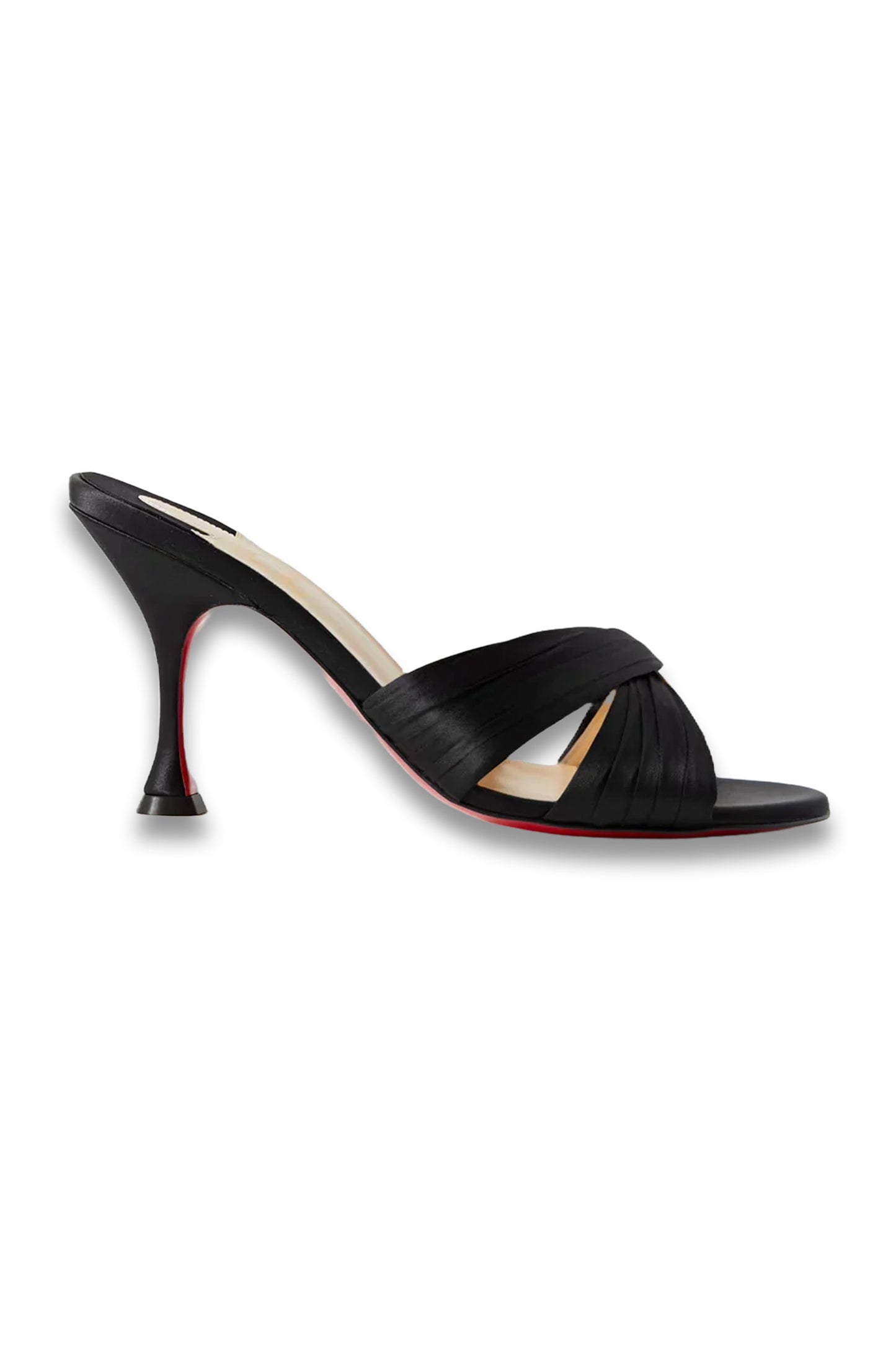 Christian Louboutin Nicol is Back 85 Satin Mules