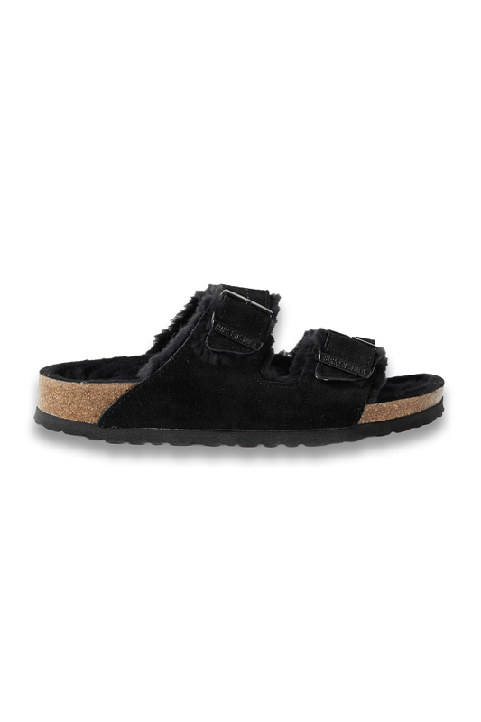 Arizona Shearling-Lined Suede Sandals
