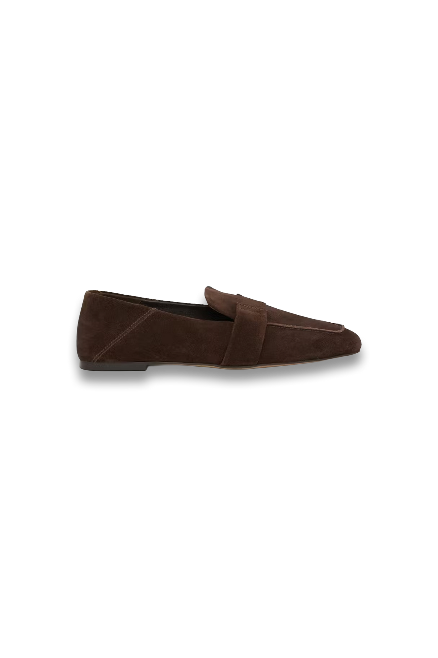 Sora Square-toe Suede Loafers