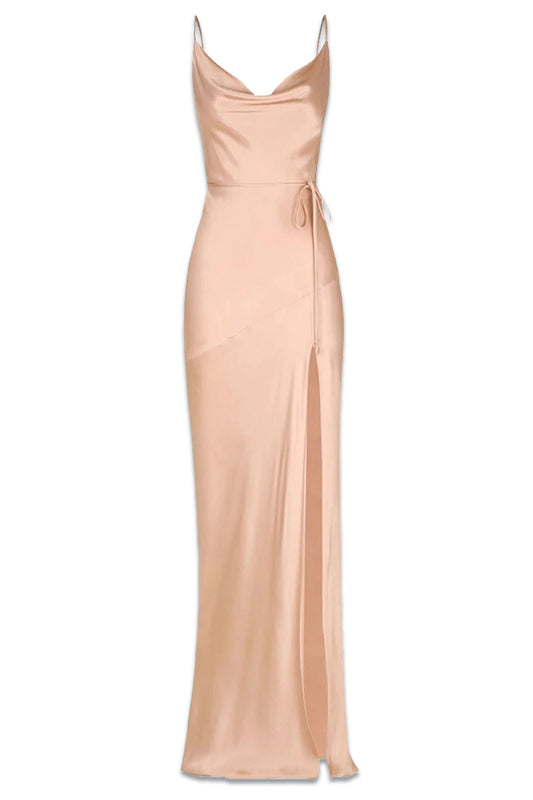 Rent - La Lune Bias Cowl Midi Dress